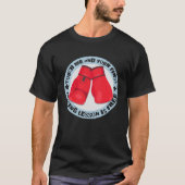 Touch私とあなたの最初のボクシングレッスンは無料Boxi Tシャツ (正面)