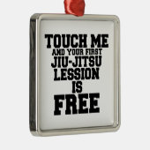 TOUCH私と初の柔術のレッスンは無料 メタルオーナメント (右)