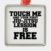 TOUCH私と初の柔術のレッスンは無料 メタルオーナメント (正面)