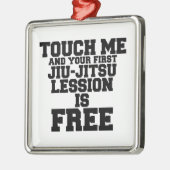 TOUCH私と初の柔術のレッスンは無料 メタルオーナメント (左)