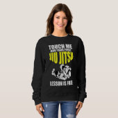 Touch私と最初の柔術レッスンは無料 スウェットシャツ (正面フル)