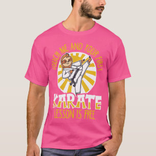 Touch私と最初の空手レッスンは無料Kara Tシャツ