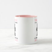 Touch私のコーヒー私はあなたに平手打ちするので懸命 マグカップ (中央)