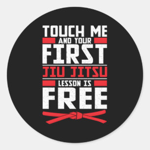 Touch私の最初の柔術のレッスンは無料ブラジル ラウンドシール