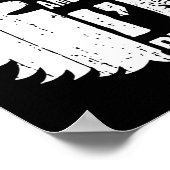 Touch私の髭と私に言うかわいらし引用文F ポスター (角)