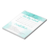 touch美しいコンサルタントBC – カー連絡ドに留まる ノートパッド (回転)