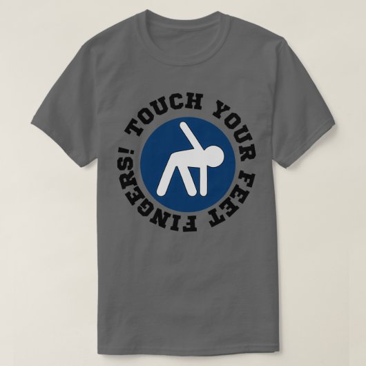 Touch足フィンガーv1 Tシャツ (デザイン正面)