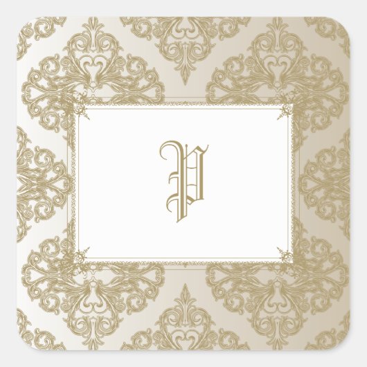 Touch金ゴールド スクエアシール (正面)