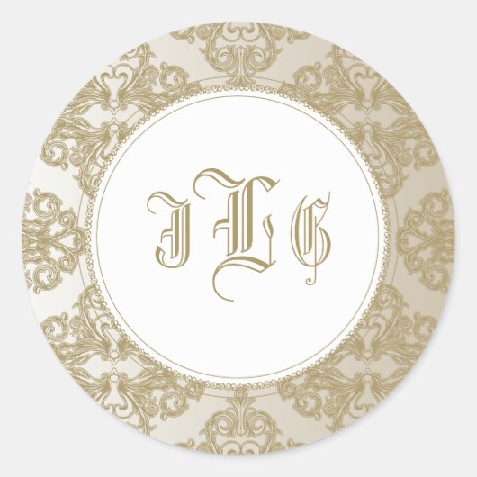 Touch金ゴールド ラウンドシール (正面)