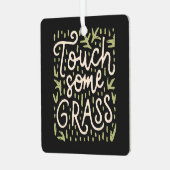 Touch黒と緑 メタルオーナメント (正面左)