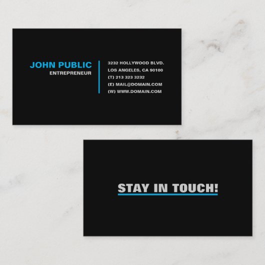 touch 名刺 (正面/裏面)