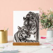 Touch – 手絵を描オリジナル虎のアートワーク アクリルサイン (ウェディング)