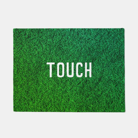 Touch Grass (スタイル: 5) ドアマット (正面)