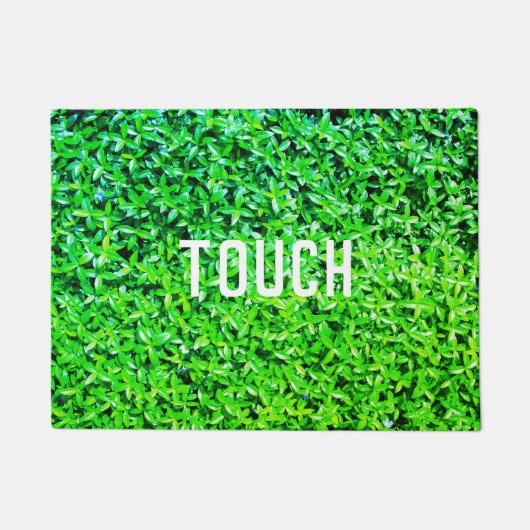 Touch Grass (スタイル: 6) ドアマット (正面)