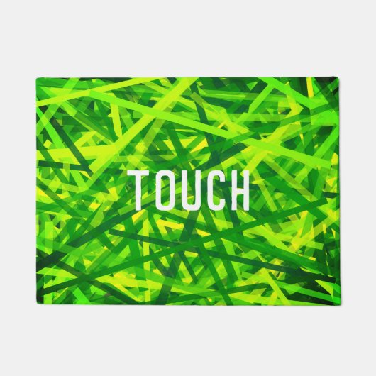 Touch Grass (スタイル: 7) ドアマット (正面)