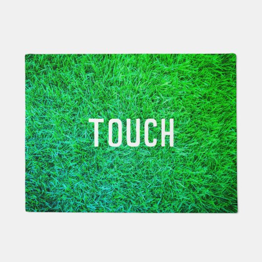 Touch Grass (Style: 3) ドアマット (正面)