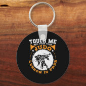 Touch Me and your First Judo Lesson is Free キーホルダー (正面)