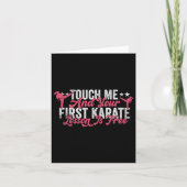 Touch Me And Your First Karate Lesson Is Free Funn カード (正面)