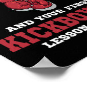 Touch Me And Your First Kickboxing Lessin Is Free ポスター (角)