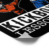 Touch Me And Your First Kickboxing Lesson Is Free ポスター (角)