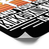 Touch Me And Your First Kickboxing Lesson Is Free ポスター (角)