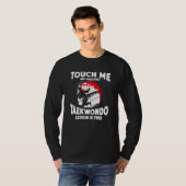 Touch Me And Your First Taekwondo Lesson Is Free T Tシャツ (正面フル)
