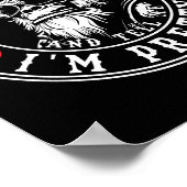 Touch My Beard And Tell Me I'm Pretty Funny Monkey ポスター (角)