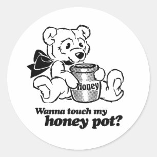 TOUCH MY HONEY POT -.png ラウンドシール
