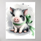 Touch of Color Nursery Farm Animals Pig ポスター (正面)