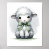 Touch of Color Nursery Farm Animals Sheep ポスター (正面)