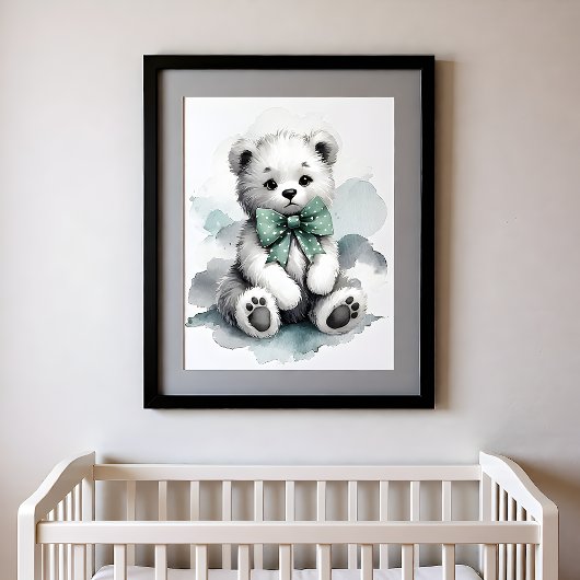 Touch of Color Nursery Forest Animals Bear ポスター