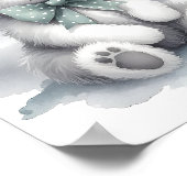 Touch of Color Nursery Forest Animals Bear ポスター (角)