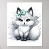 Touch of Color Nursery Forest Animals Fox ポスター (正面)