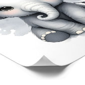 Touch of Color Nursery Jungle Animals Elephant ポスター (角)