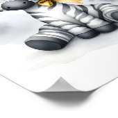 Touch of Color Nursery Jungle Animals Zebra ポスター (角)