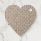 Touch of Elegance with Opulent Love Linen Heart フェイバータグ (裏面)