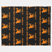 touch!!...RSD/CRPS フリースブランケット (正面(横))