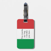 Toucha私のバッグI Breaka荷物のラベルに直面します ラゲッジタグ (裏面縦)