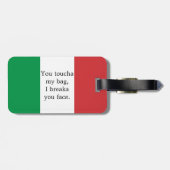 Toucha私のバッグI Breaka荷物のラベルに直面します ラゲッジタグ (裏面横)