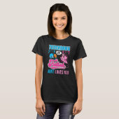 TouchdownまたはTutus叔母があなたを愛する新生児性別 Tシャツ (正面フル)