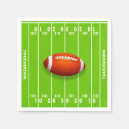 Touchdown Football Field スタンダードカクテルナプキン