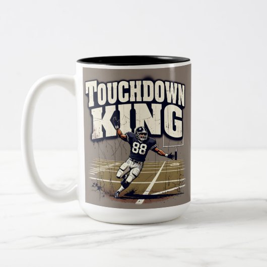 Touchdown King Football ツートーンマグカップ (左)