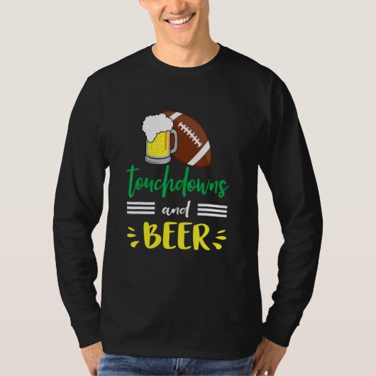 Touchdowns and Beer College Football   Common Tシャツ (正面)
