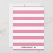 Touchdown's and Tutu's Birthday 招待状 (裏面)