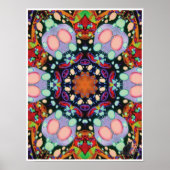 Toucheキネティックコラージュ万華鏡のように千変万化するパターンポスター ポスター (正面)