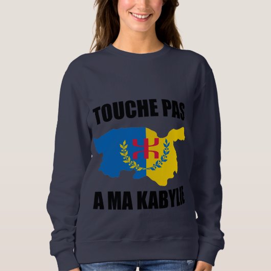 touche pas à ma kabylie スウェットシャツ (正面)
