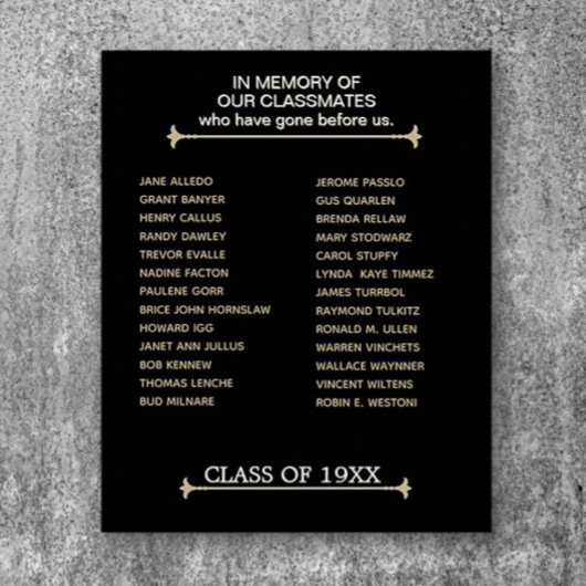 Touching, Class Reunion Memorial Tribute  ポスター