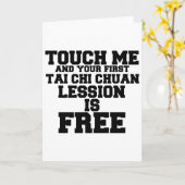TOUCHMEと初めての太極拳のレッスンはF カード (黄色い花)