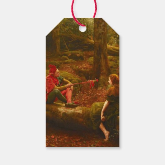 Touchstone and Audrey (by John Collier) ギフトタグ (正面)