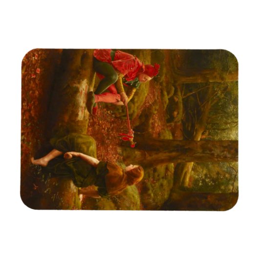 Touchstone and Audrey (by John Collier) マグネット (横)